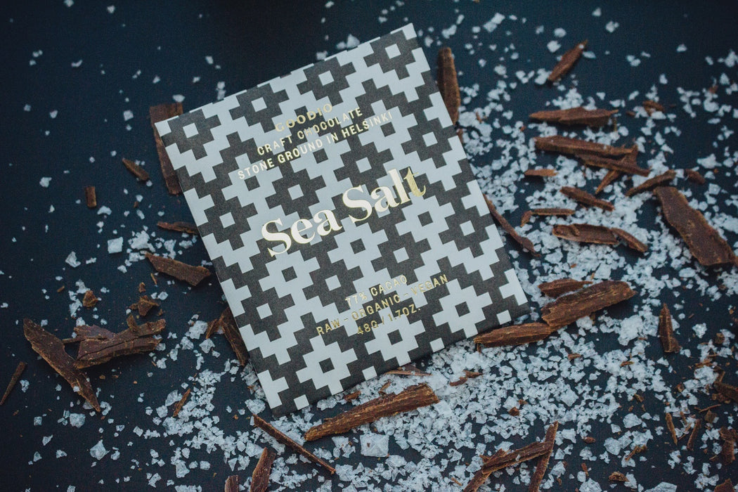 Sea Salt 77% Chocolate Bar
