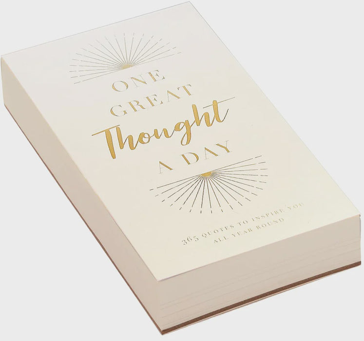 One Great Thought A Day Sunburst 365 Days Notepad