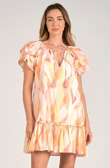 Coral Amalfi Dress