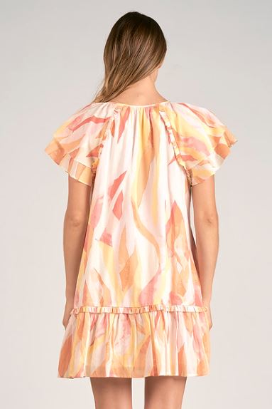 Coral Amalfi Dress