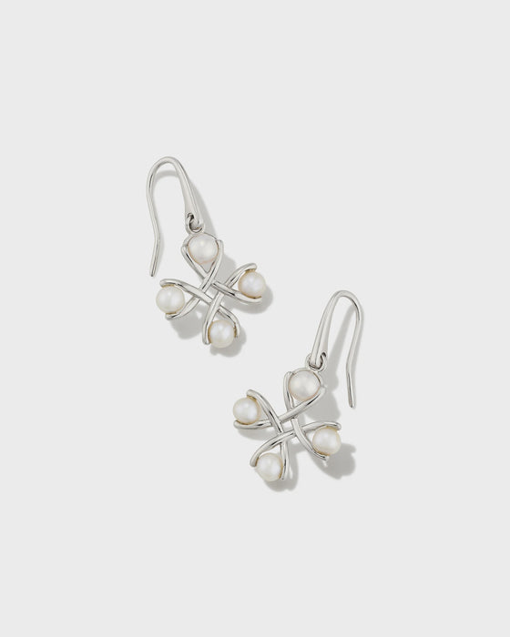Everleigh Gold Pearl Drop Earrings