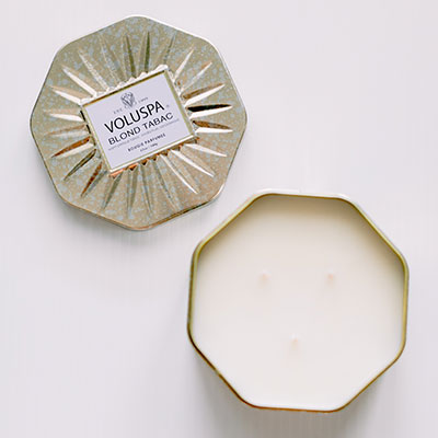 Blond Tabac Octagon Candle