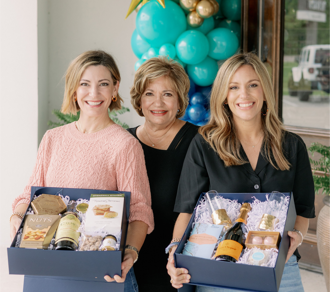 Phina and the Basketry Owners, Jessica Woodward, Jenny McGuinness, and Linda Dalton