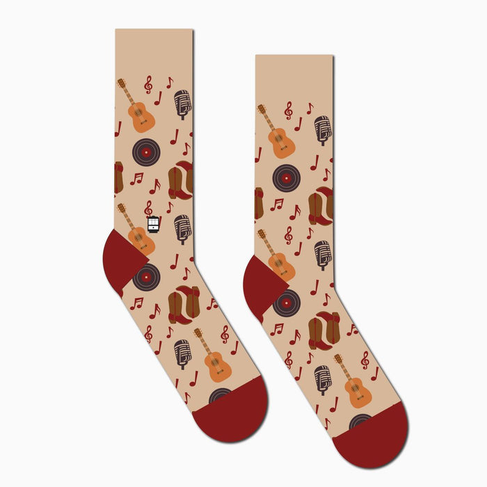 Bonfolk  Country Music Socks