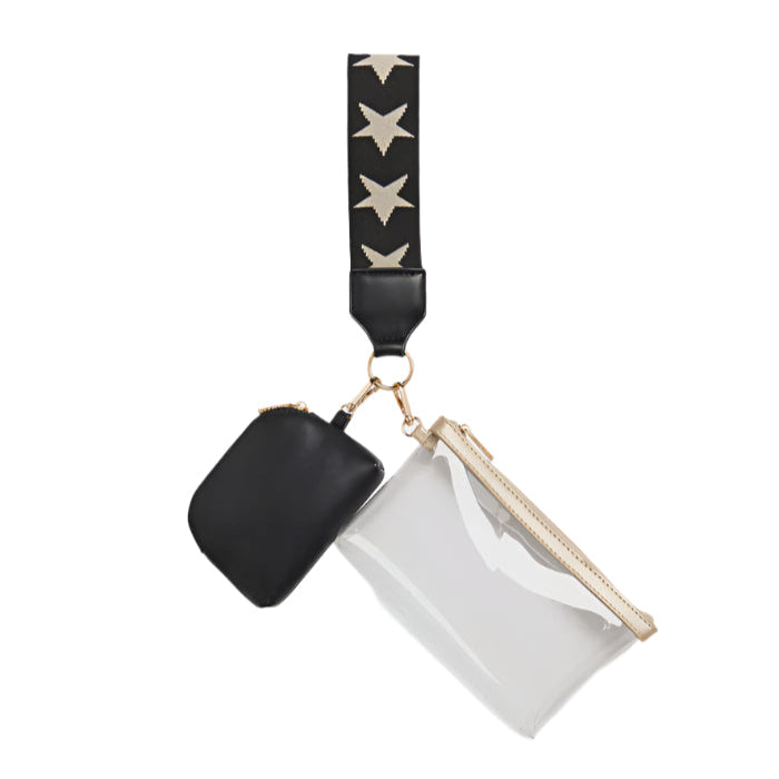 Taylor Mini Wristlet - Black