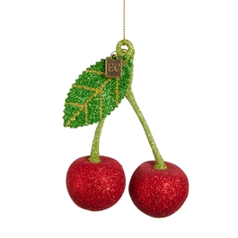 Glitter Pop Cherry Cheer Ornament
