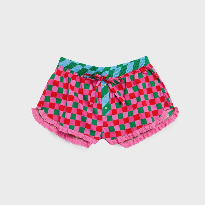Checkered Boxer Short, Multi