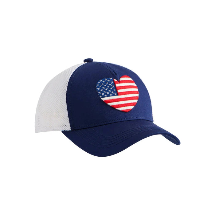 Heart Flag Trucker Hat