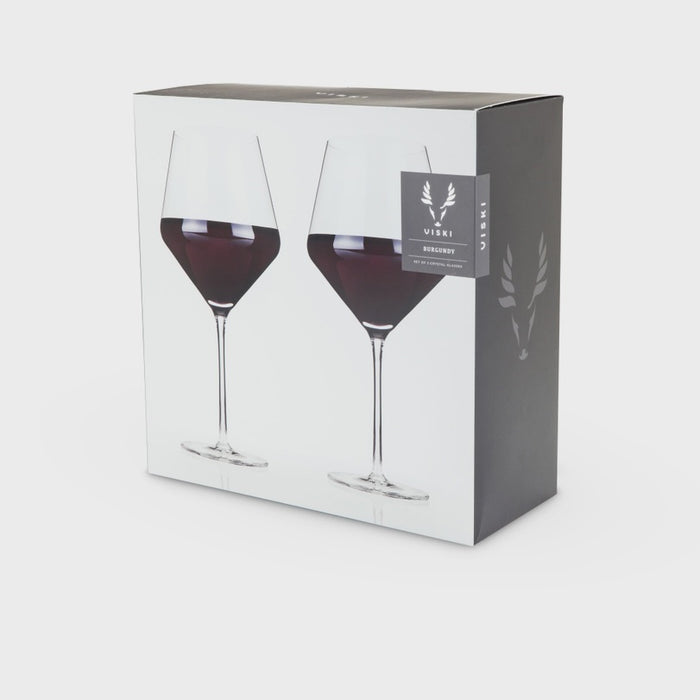 Raye Angled Crystal Glasses Set of 2