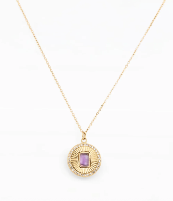 Louise Necklace Amethyst