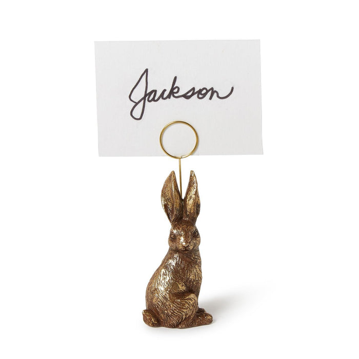 Golden Bunny Place Card / Photo Holder (FINAL SALE)