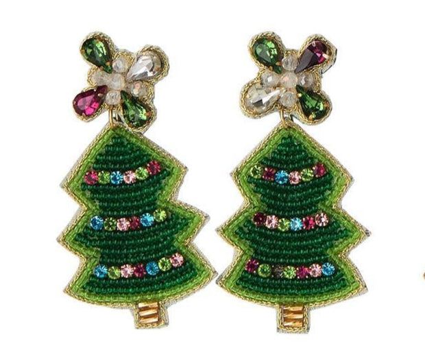 Holiday Beaded Earrings