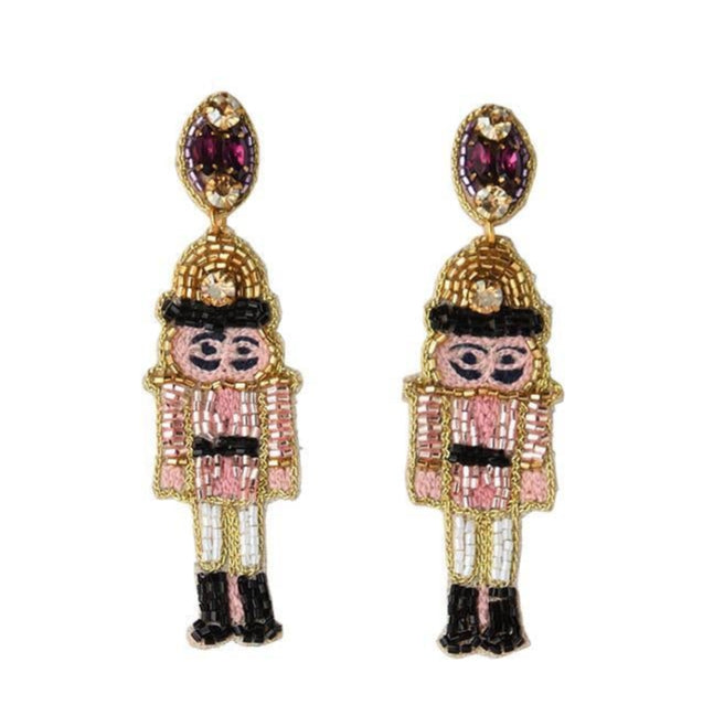 Holiday Beaded Earrings