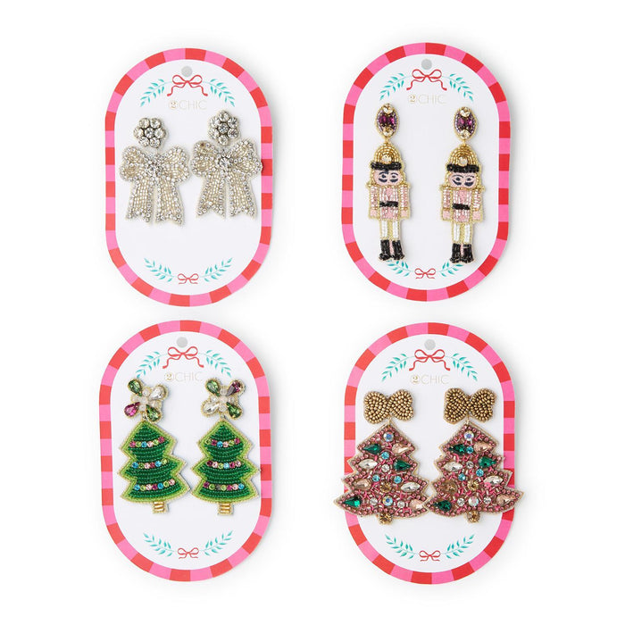 Holiday Beaded Earrings