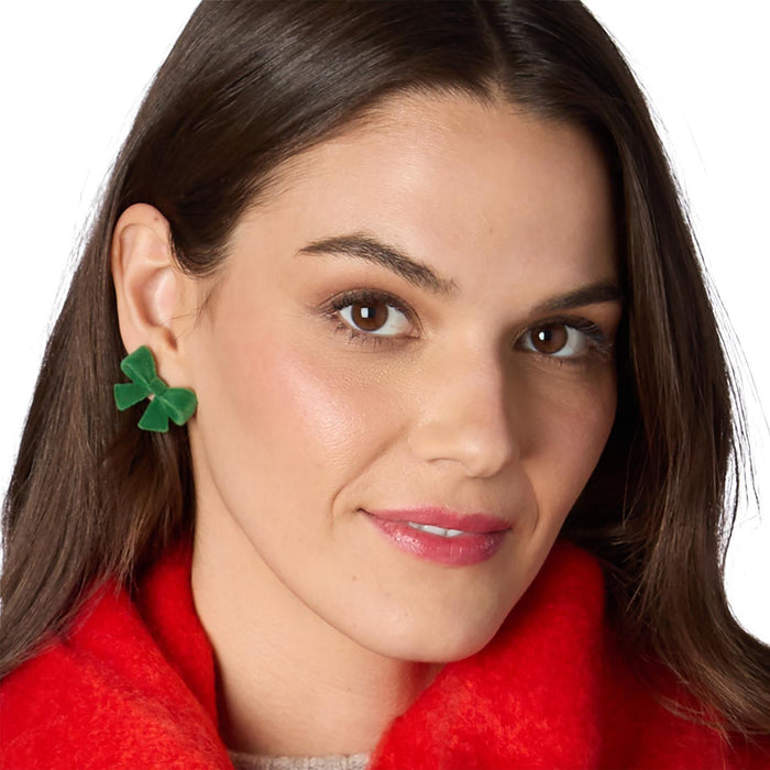 Velvet Bow Earring