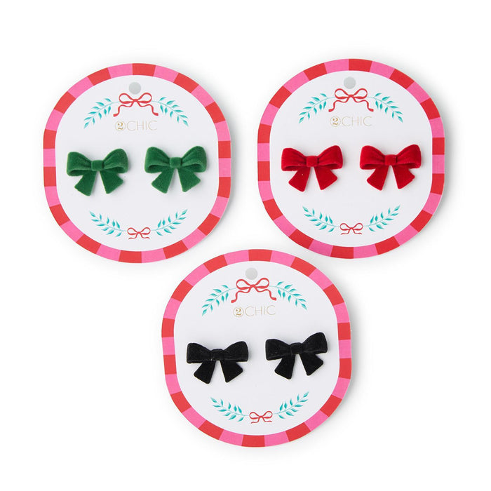 Velvet Bow Earring