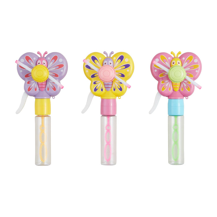 Light-Up Butterfly Bubble Fans