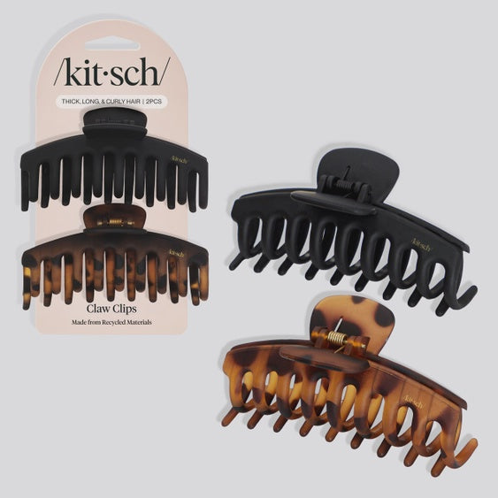 Oversized Matte Claw Clips 2pc Set