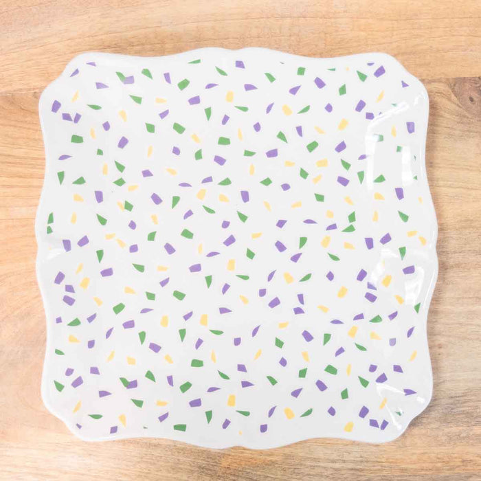 Mardi Gras Confetti Platter