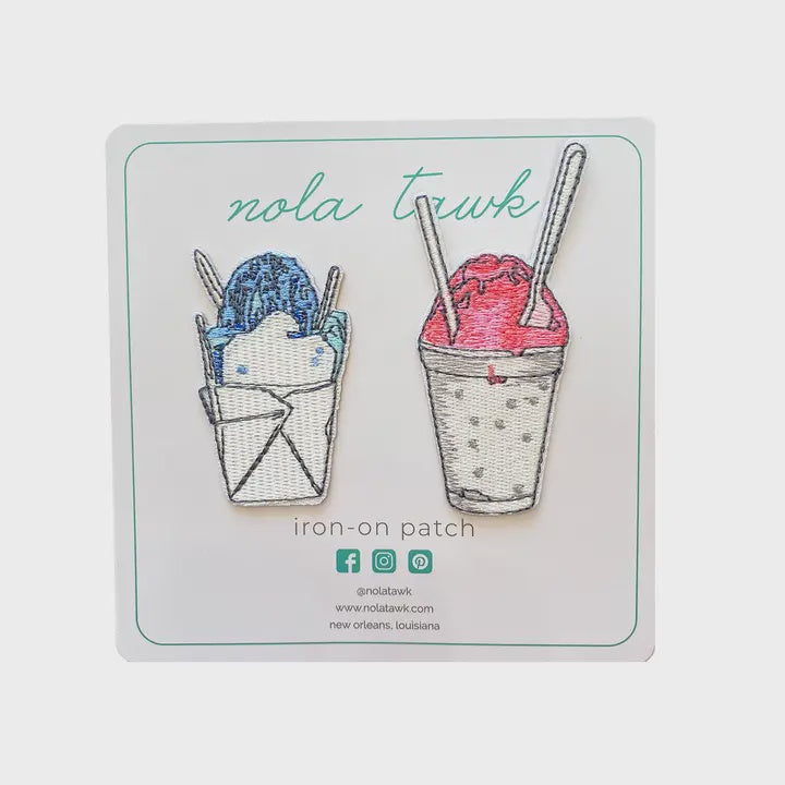Snoball Iron-On Patch