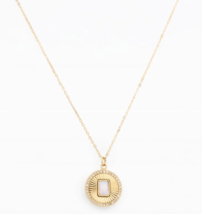 Louise Necklace Opalite