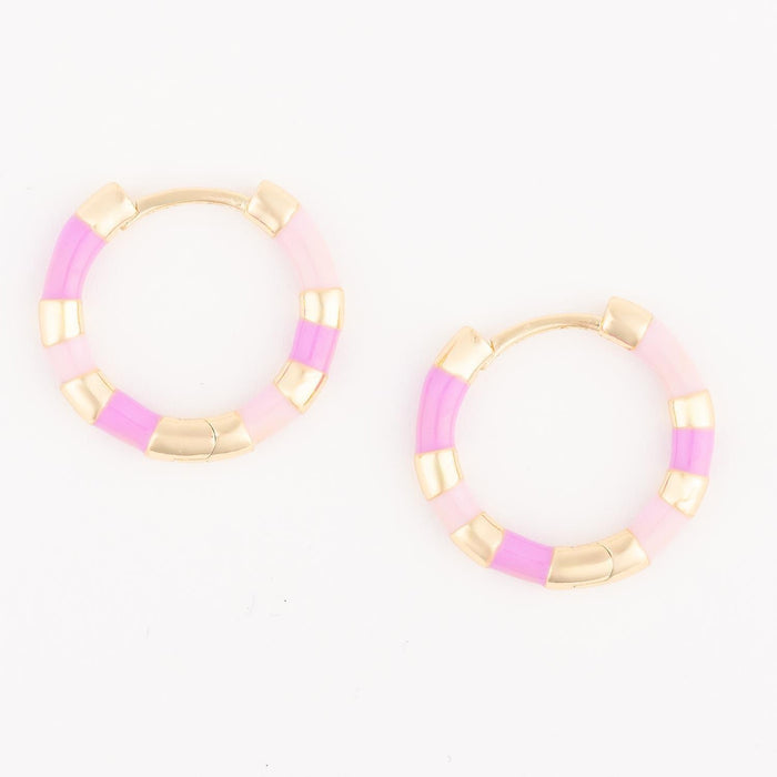 Reya Earrings - Purple