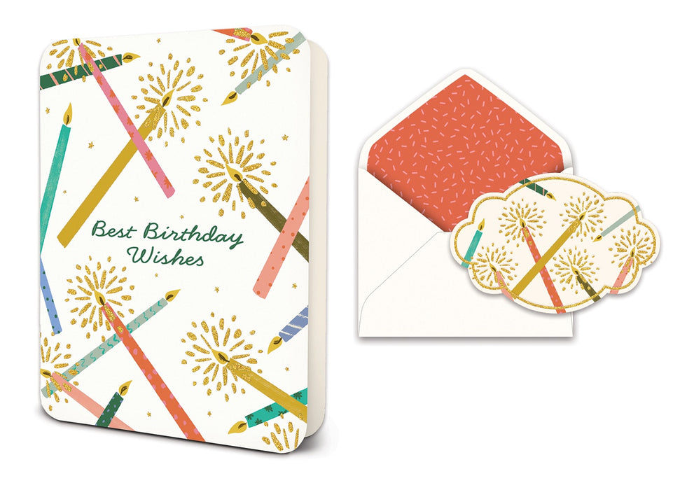 Sparkling Wish Deluxe Greeting Card