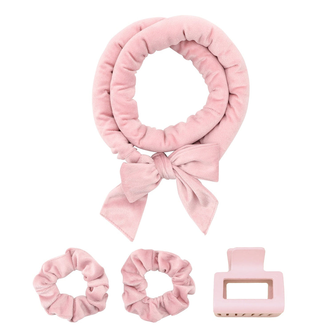 Velvet Heatless Curling Set - Blush