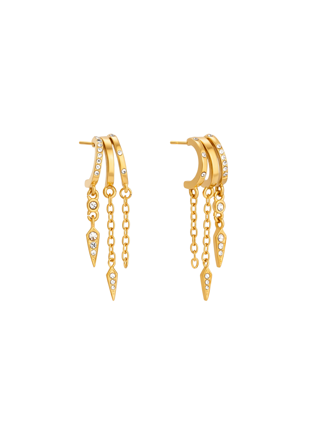 Hadley Charm Hoops