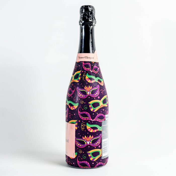 Mardi Masquerade Bottle Wrap - Champagne Collection
