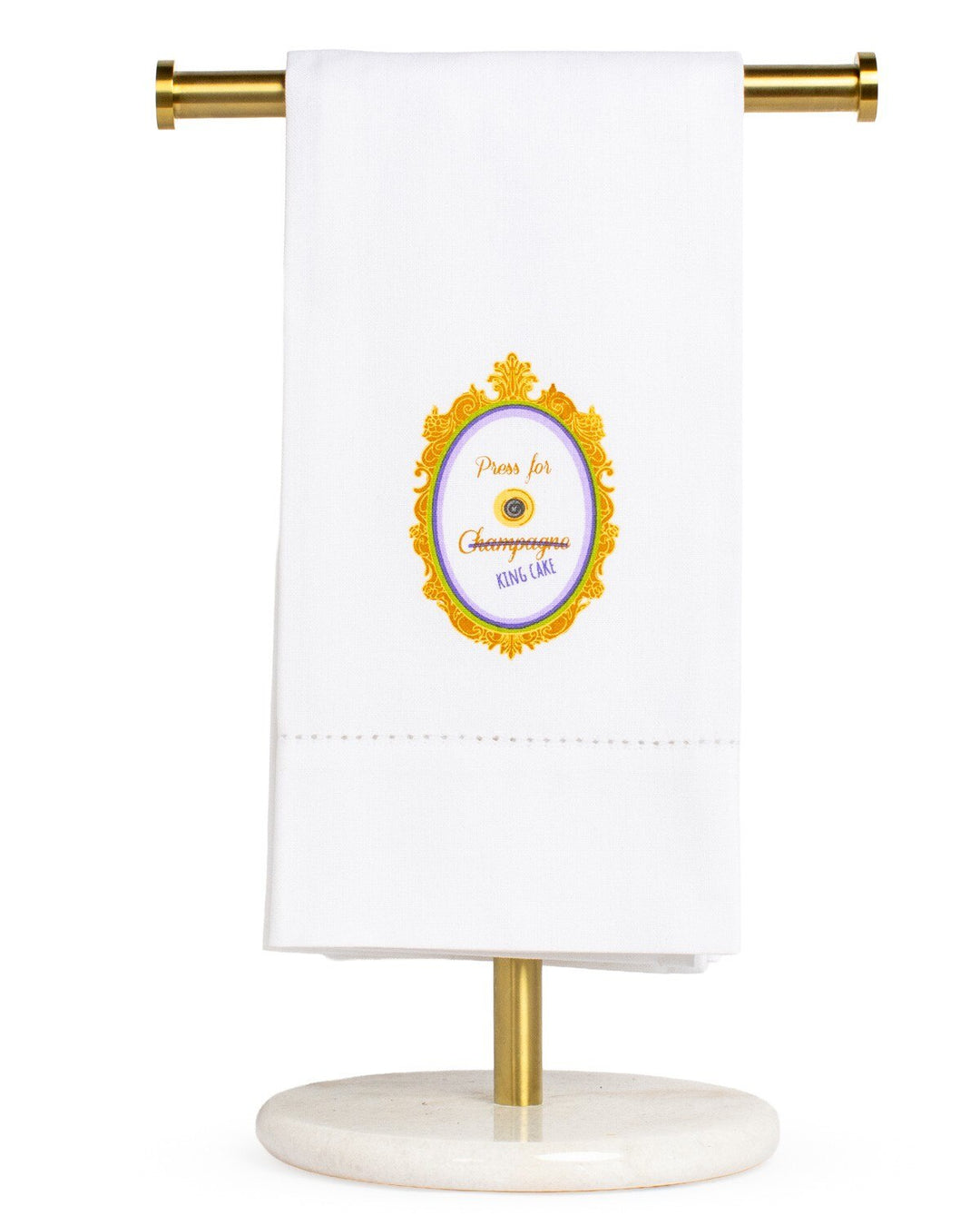 Press for King Cake Hemstitch Hand Towel