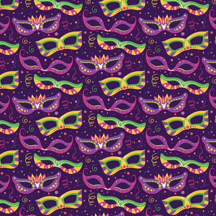 Mardi Masquerade Bottle Wrap - Champagne Collection