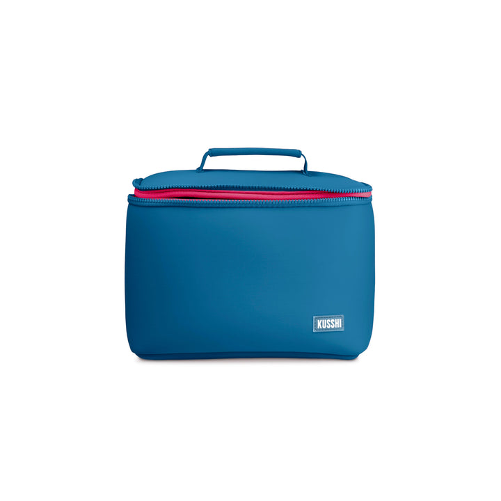 Neoprene Small Train - Midnight Teal/Raspberry