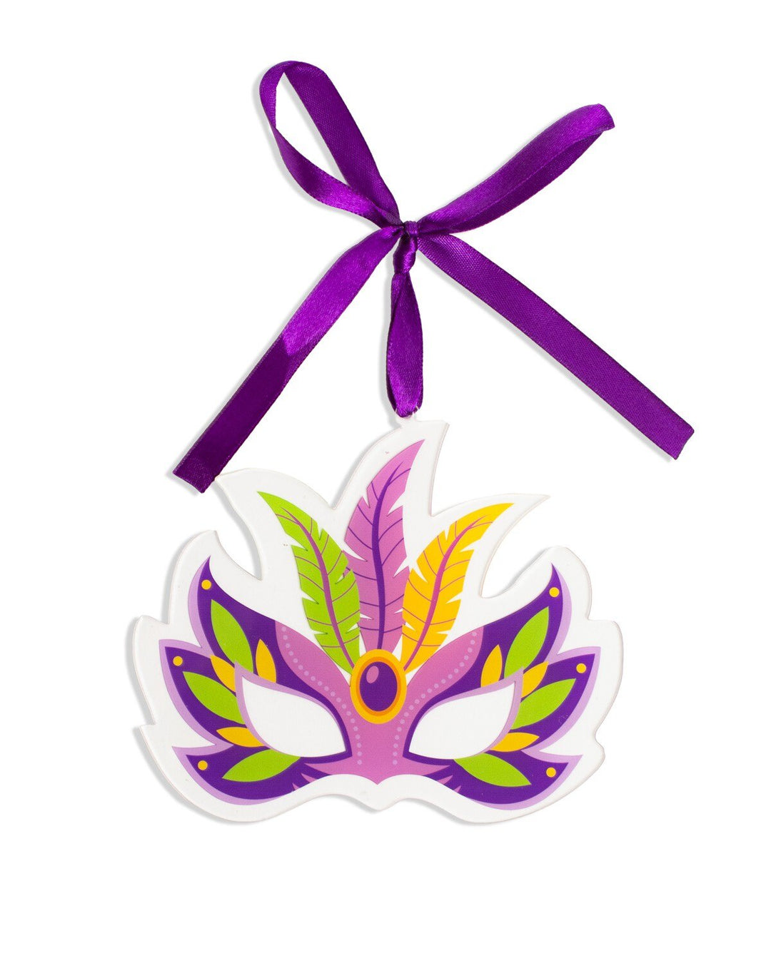 Mardi Mask Acrylic Ornament