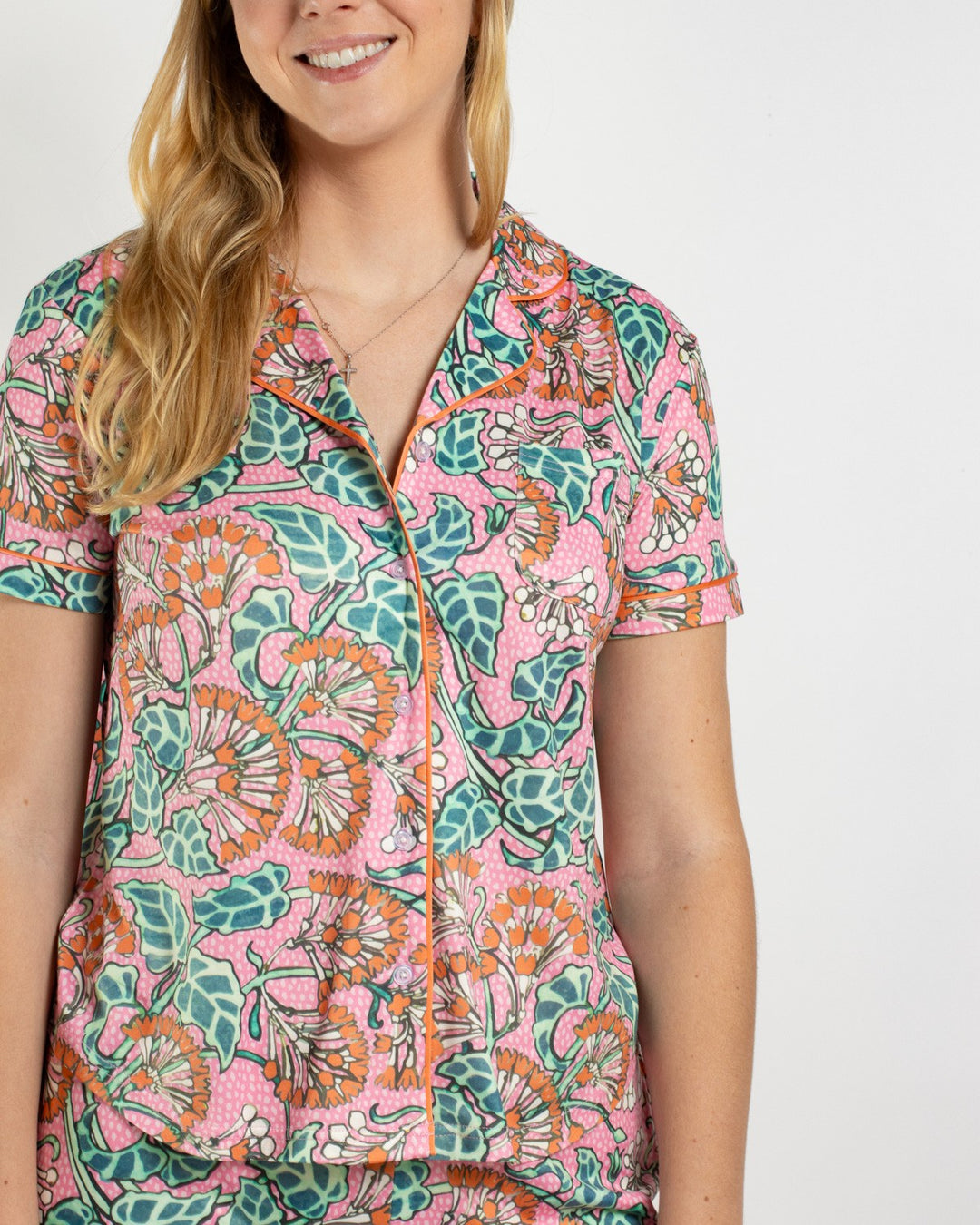 Joanna Pink Sleep Shirt