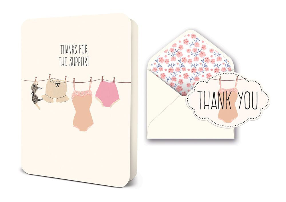 Thanks for the Support Deluxe Greeting Card