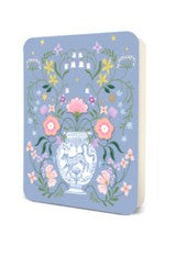 Deluxe Greeting Card Vase of Blooms