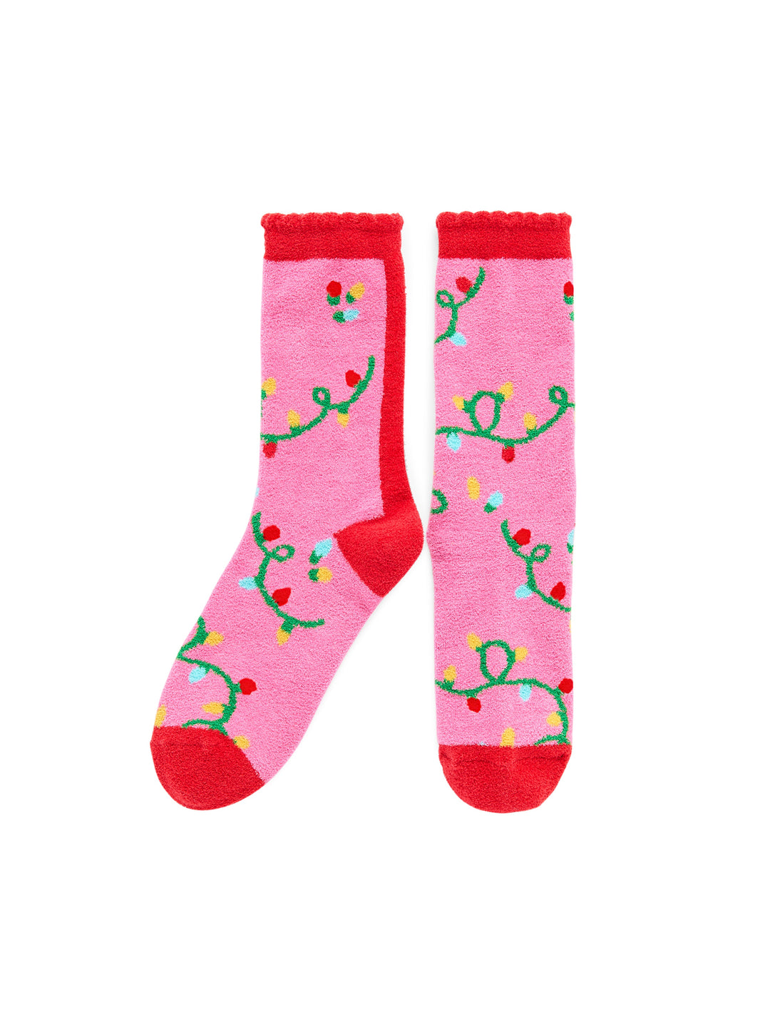 String Lights Socks - Pink