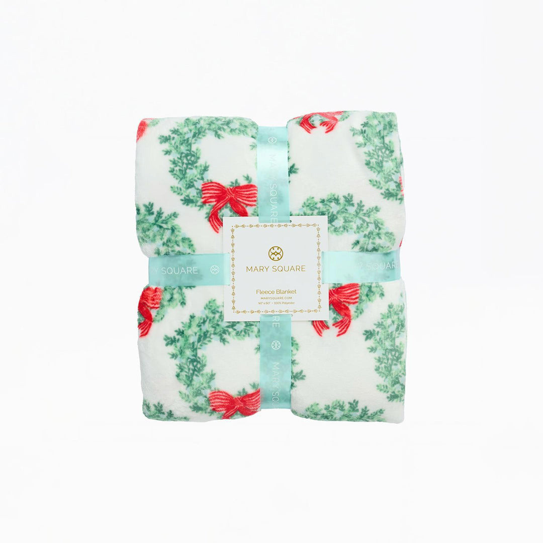 Wreath &amp; Ribbon Blanket