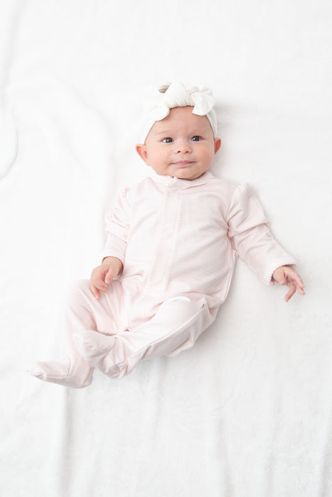 Pink Stripes Romper