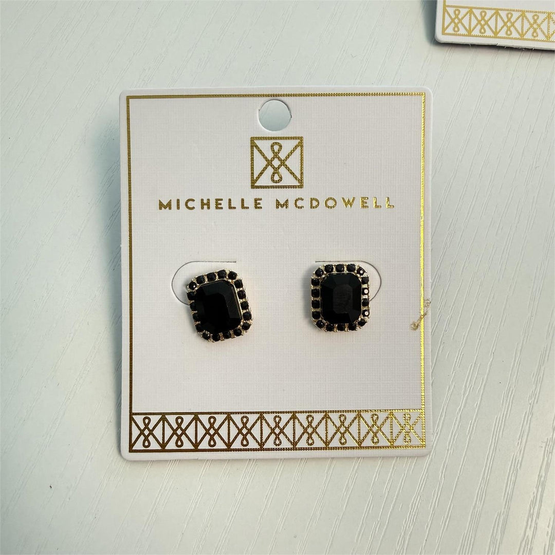 Hadley Black Earrings