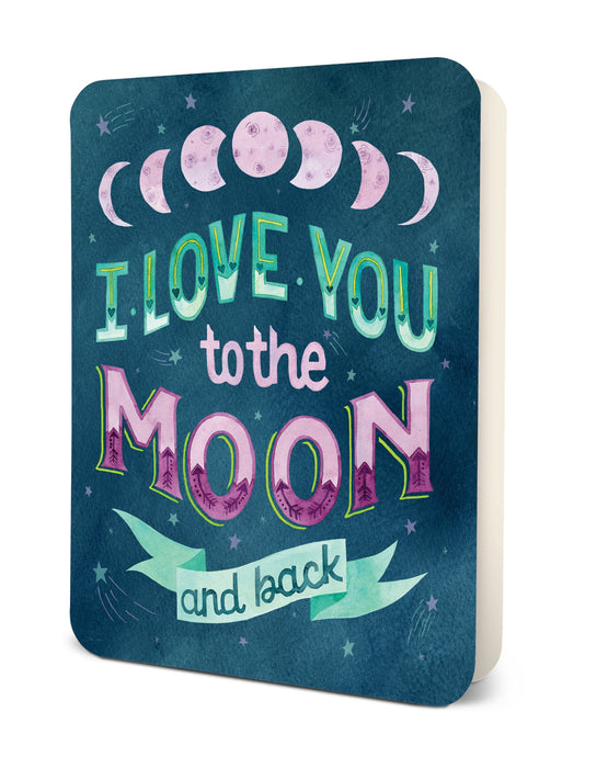 To the Moon and Back Deluxe Greeting Card