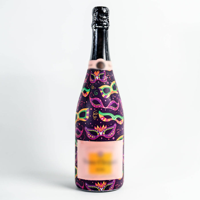 Mardi Masquerade Bottle Wrap - Champagne Collection