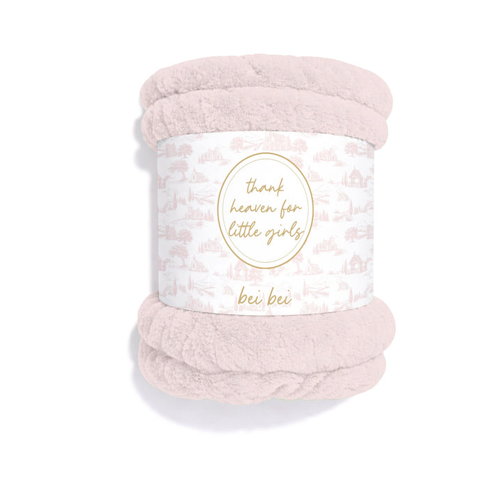 Faux Fur Blanket - Pink (Thank Heaven...Girls)