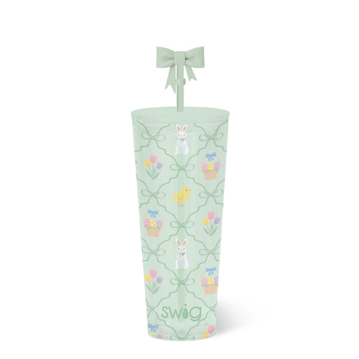 Hoppy Easter Plastic Tumbler 24oz