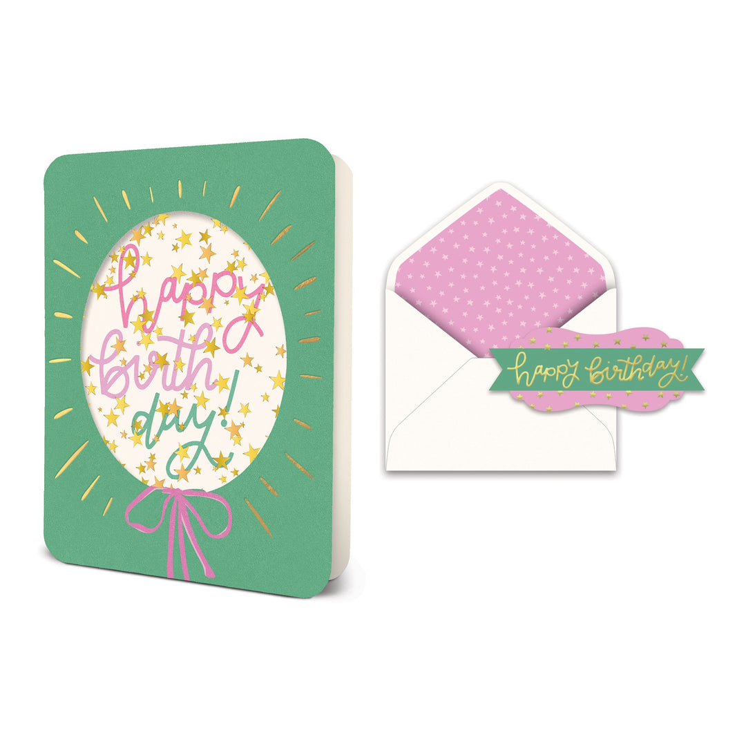 Born to Sparkle Deluxe Greeting Card