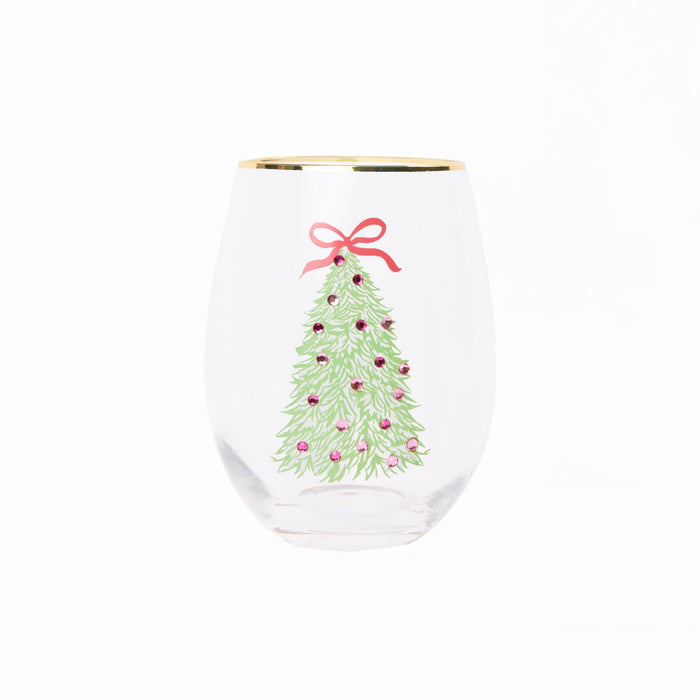 Rosy Woodlands Wine Glass