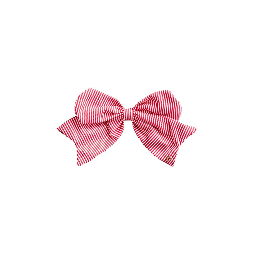 Magnetic Red Stripe Bow