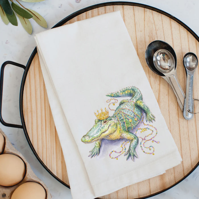King of the Bayou Kitchen Towel