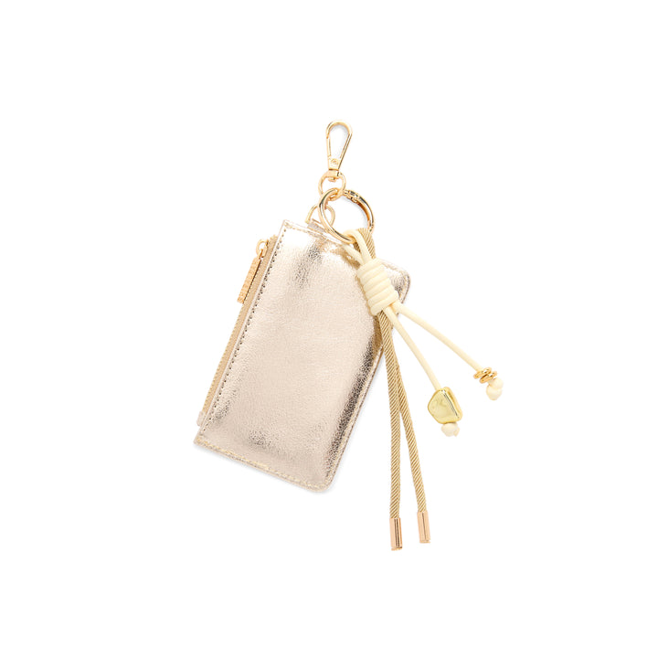 Zippy Card Case / Bag Charm - Gold